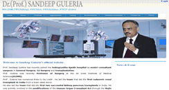 Desktop Screenshot of drsandeepguleria.com