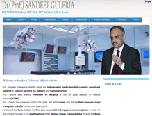 Tablet Screenshot of drsandeepguleria.com